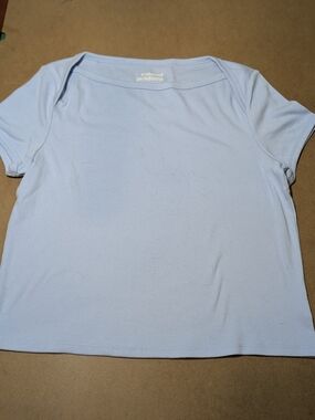 Weekend Academy Pale Blue Short Sleeve Tee